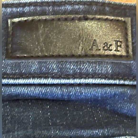 Abercrombie and Fitch Simone ankle jeans size 24/00 $79 dark tonal wash - Picture 8 of 9